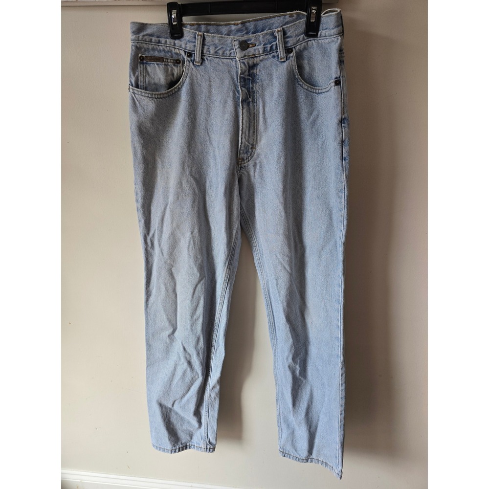 Vintage Calvin Klein Jeans Light Wash Straight Leg Made in USA Size 36 Mens
